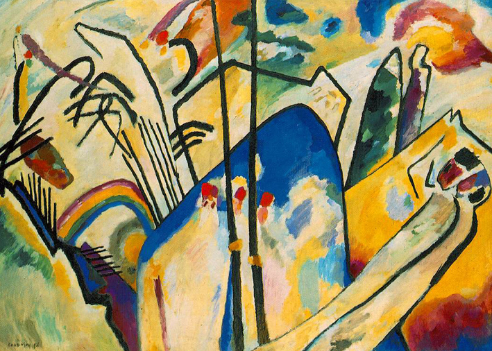  瓦西里·康丁斯基 wassily kandinsky ——构成第四号